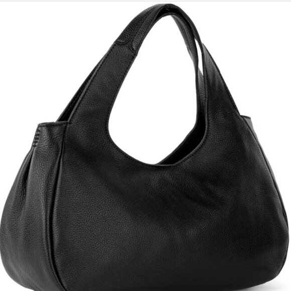 Women's, Macy's NWT The Sak, Rylan Mid Sized Satchel in Black Pebbled Leather - Picture 4 of 5